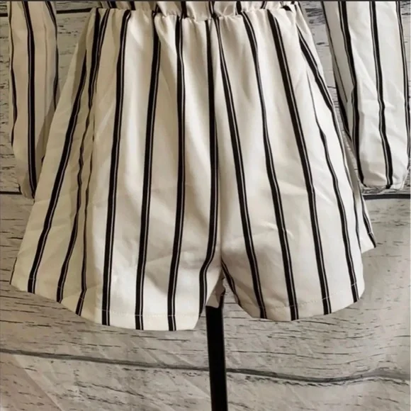 NWT Missguided Striped Bardot Jumpsuit! - Picture 5 of 7